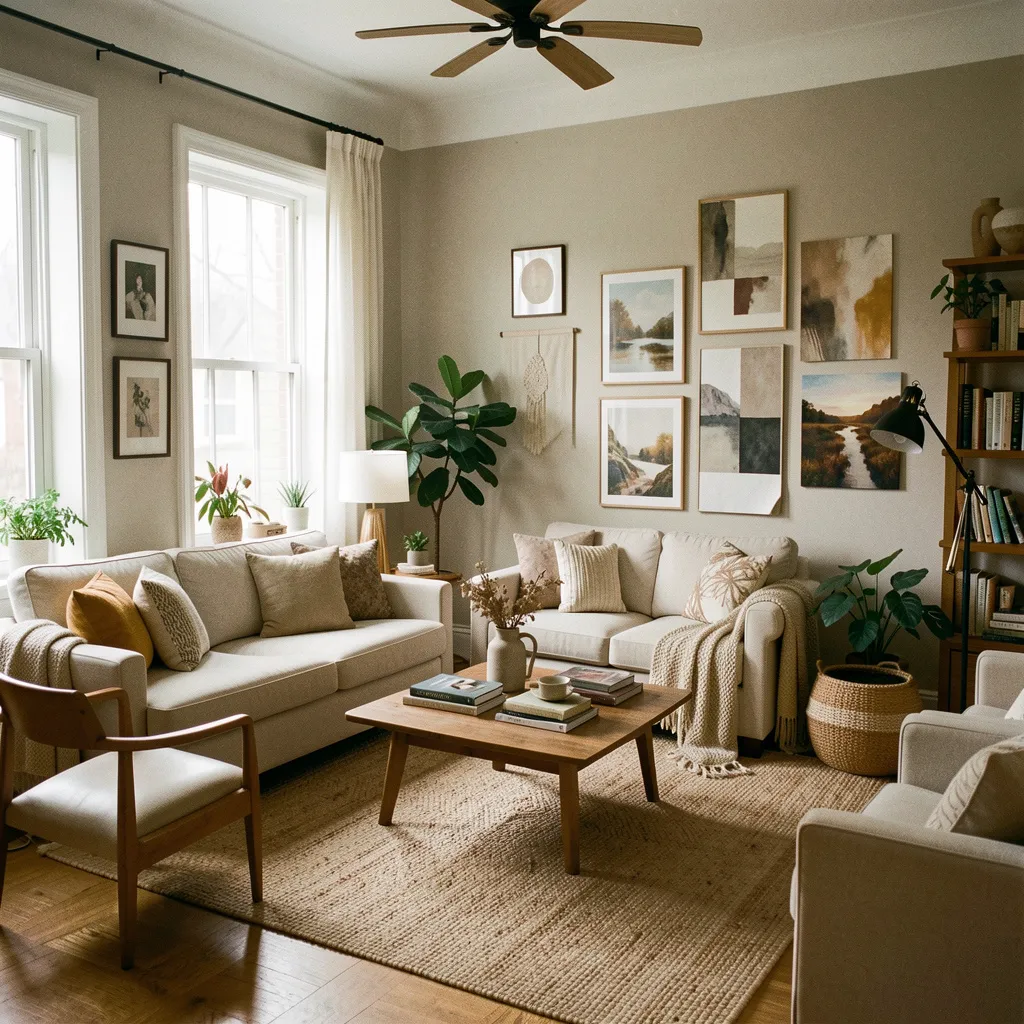 Final styled interior space